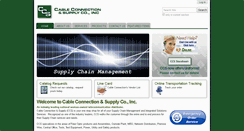 Desktop Screenshot of cableconnectionsupply.com