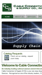 Mobile Screenshot of cableconnectionsupply.com